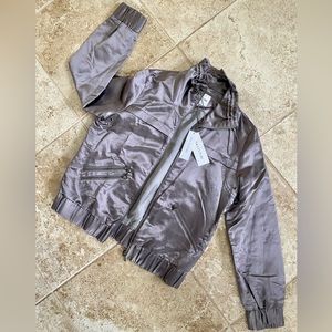 Silk Culture Bomber Jacket NWT